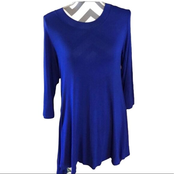 High-Low Small Blue Top Buy Blue/Get a Purple Free - Picture 1 of 6